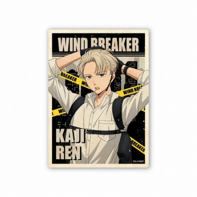 【グッズ-ステッカー】WIND BREAKER トラベルステッカー 6.梶蓮