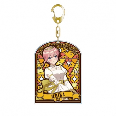 【グッズ-キーホルダー】五等分の花嫁* ステンドグラス風トレーディングアクリルキーホルダー