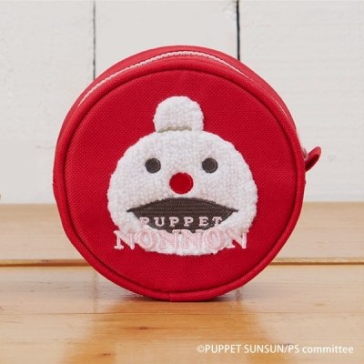 【グッズ-ポーチ】パペットスンスン まるポーチ ②ノンノン