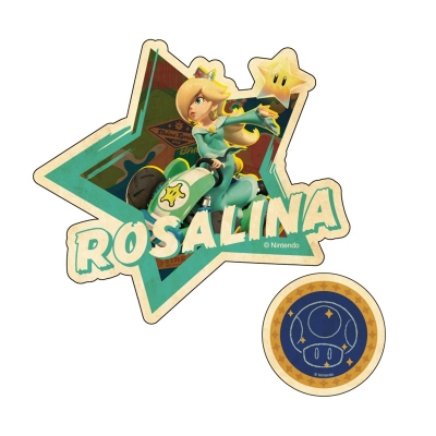 【グッズ-ステッカー】マリオカートワールド トラベルステッカー 2枚セット ⑥ロゼッタ