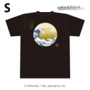 【グッズ-Tシャツ】星のカービィ ふわふ和コレクション Tシャツ プププ三十六景 フロートアイランズ沖浪裏 ①Sサイズの画像