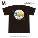 【グッズ-Tシャツ】星のカービィ ふわふ和コレクション Tシャツ プププ三十六景 フロートアイランズ沖浪裏 ②Mサイズの画像