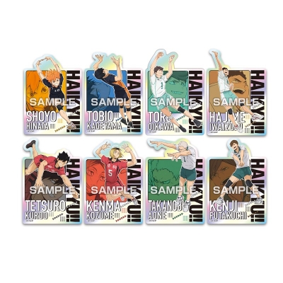 【グッズ-食品】アニメ「ハイキュー!!」 キャラカットステッカーガム