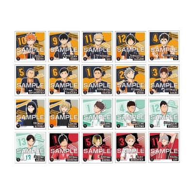 【グッズ-食品】アニメ「ハイキュー!!」 シール烈伝 ガムつき