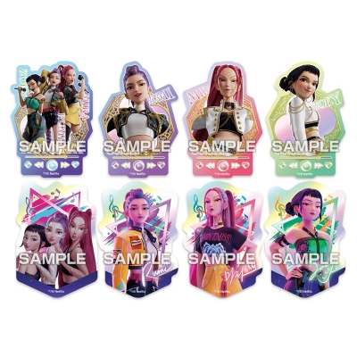 【グッズ-食品】KPOPガールズ!デーモン・ハンターズ キャラカットステッカーガム
