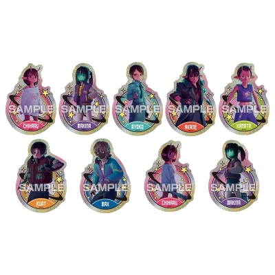 【グッズ-食品】銀河特急 ミルキー☆サブウェイ キャラカットステッカーガム