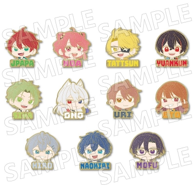 【グッズ-ピンバッチ】カラフルピーチ ピンズコレクション3