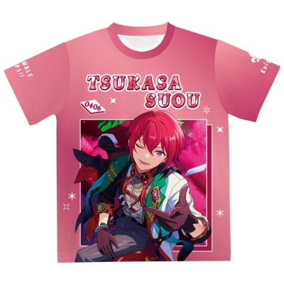 【グッズ-Tシャツ】あんさんぶるスターズ!! フルグラフィックTシャツvol.2 42.朱桜司