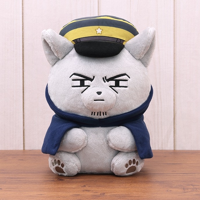 【グッズ-ぬいぐるみ】ゴールデンカムイ どうぶつフォーゼマスコット<大> 5.月島軍曹【アニメイト先行販売】