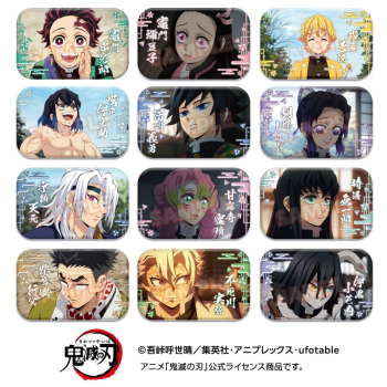 グッズ-バッチ】アニメ「鬼滅の刃」 まるかくカンバッジ8 | アニメイト