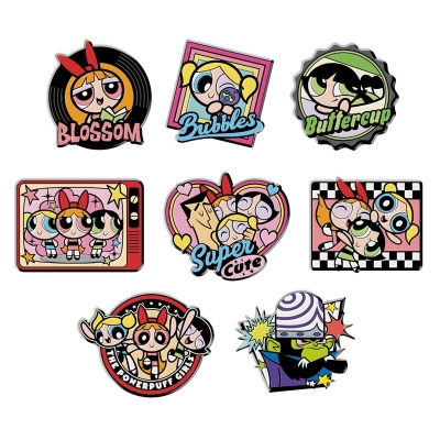 【グッズ-ピンバッチ】パワーパフガールズ ビッグピンズコレクション