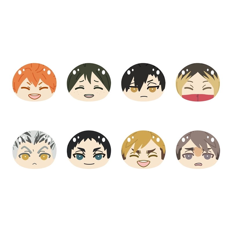 【グッズ-マスコット】アニメ「ハイキュー!!」 おまんじゅうにぎにぎマスコット3 A