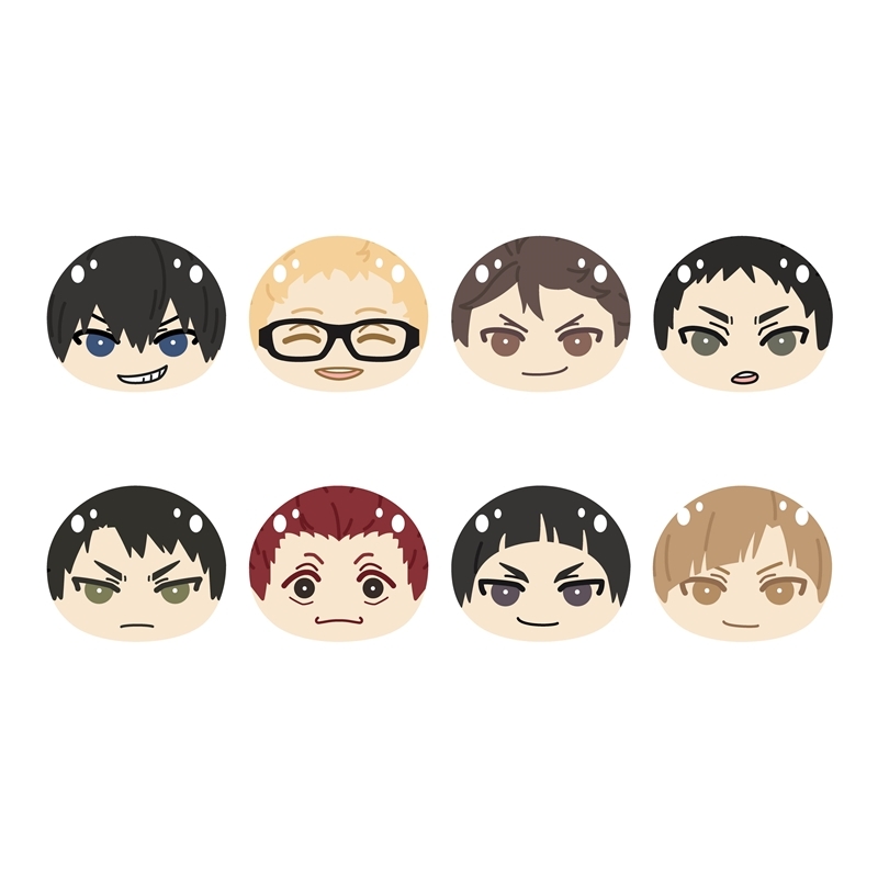 【グッズ-マスコット】アニメ「ハイキュー!!」 おまんじゅうにぎにぎマスコット3 B