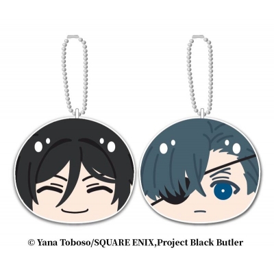 【グッズ-マスコット】TVアニメ『黒執事 -緑の魔女編-』 おまんじゅうにぎにぎマスコットペア2