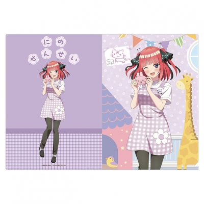 【グッズ-クリアファイル】五等分の花嫁* A4クリアファイル(いつつごようちえん) ②中野 二乃(幼稚園の先生風)