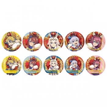 グッズ-バッチ】アニメ『ウマ娘 シンデレラグレイ』 ホイルカンバッジ 