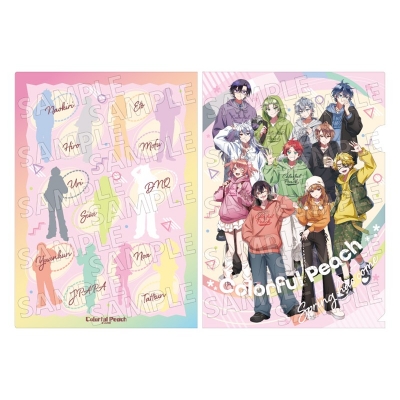 【グッズ-クリアファイル】カラフルピーチ クリアファイル からぴちピクニック からぴちピクニック1
