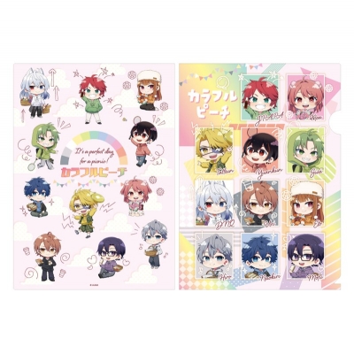 【グッズ-クリアファイル】カラフルピーチ クリアファイル からぴちピクニック からぴちピクニック2