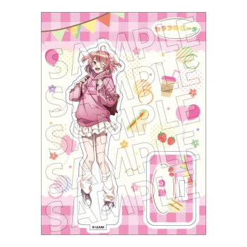 グッズ-スタンドポップ】カラフルピーチ アクリルスタンド からぴち 