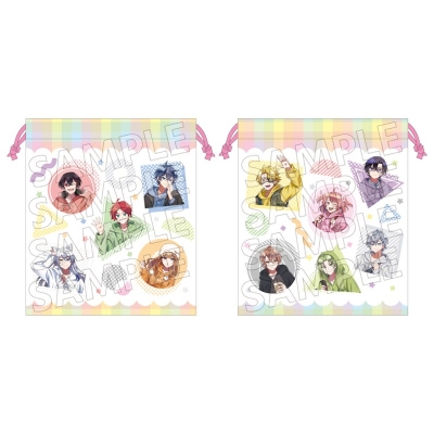 【グッズ-巾着】カラフルピーチ きんちゃく からぴちピクニック からぴちピクニック1