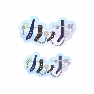 【グッズ-ステッカー】あんさんぶるスターズ!! タイポグラフィーステッカー 52.カンナ