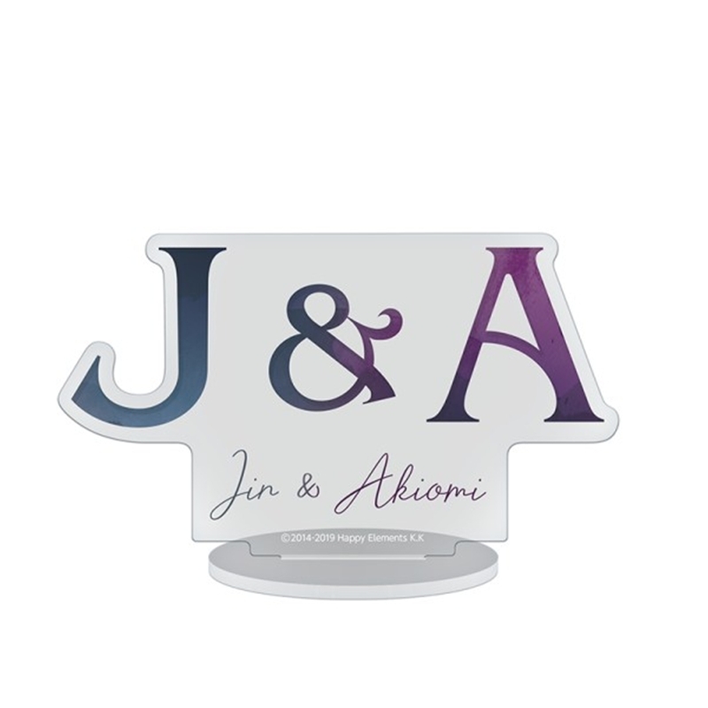 【グッズ-スタンドポップ】あんさんぶるスターズ！！ ロゴアクリルスタンド 17. Jin & Akiomi