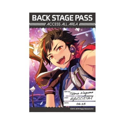 【グッズ-ステッカー】あんさんぶるスターズ!! バックステージPASS風ステッカー 9.南雲鉄虎