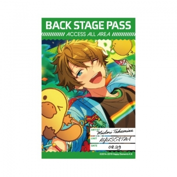 グッズ-ステッカー】あんさんぶるスターズ！！ バックステージPASS風 