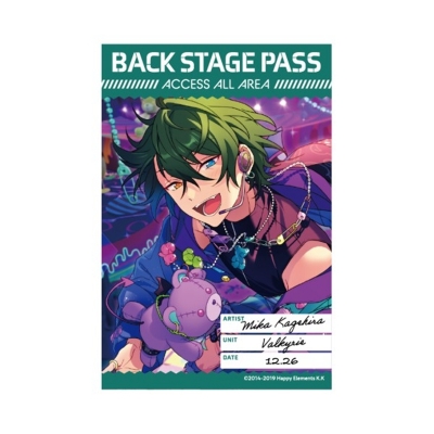 【グッズ-ステッカー】あんさんぶるスターズ!! バックステージPASS風ステッカー 23.影片みか