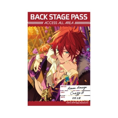 【グッズ-ステッカー】あんさんぶるスターズ!! バックステージPASS風ステッカー 26.天城燐音