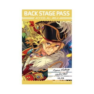 【グッズ-ステッカー】あんさんぶるスターズ!! バックステージPASS風ステッカー 31.羽風薫