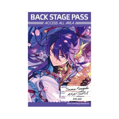 【グッズ-ステッカー】あんさんぶるスターズ!! バックステージPASS風ステッカー 40.神崎颯馬