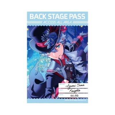 【グッズ-ステッカー】あんさんぶるスターズ!! バックステージPASS風ステッカー 44.瀬名泉