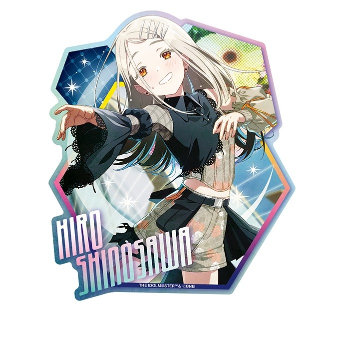 【グッズ-ステッカー】学園アイドルマスター トラベルステッカー2 ⑧篠澤 広