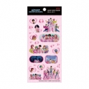 【グッズ-ステッカー】KPOPガールズ!デーモン・ハンターズ GLOSSY CLEAR STICKERS ②SAJA BOYSの画像