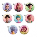 【グッズ-バッチ】KPOPガールズ!デーモン・ハンターズ ラメキラカンバッジコレクションの画像
