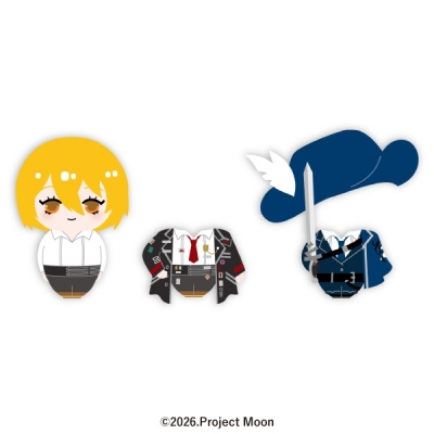 【グッズ-バッチ】LIMBUS COMPANY ぺたちぇんバッジこれくしょんB