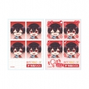 【グッズ-ステッカー】カラフルピーチ ミニ証明写真風ステッカー 喜怒哀楽シリーズ ゆあんくんの画像