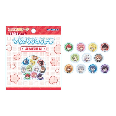 【グッズ-シール】カラフルピーチ きらきらぷっちしーる 喜怒哀楽シリーズ ANGRY