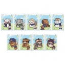 【グッズ-ブロマイド】ゴールデンカムイ どうぶつフォーゼ-はらっぱ- ミニブロマイド&硬質カードケースコレクション Bboxの画像