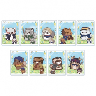【グッズ-ブロマイド】ゴールデンカムイ どうぶつフォーゼ-はらっぱ- ミニブロマイド&硬質カードケースコレクション Bbox