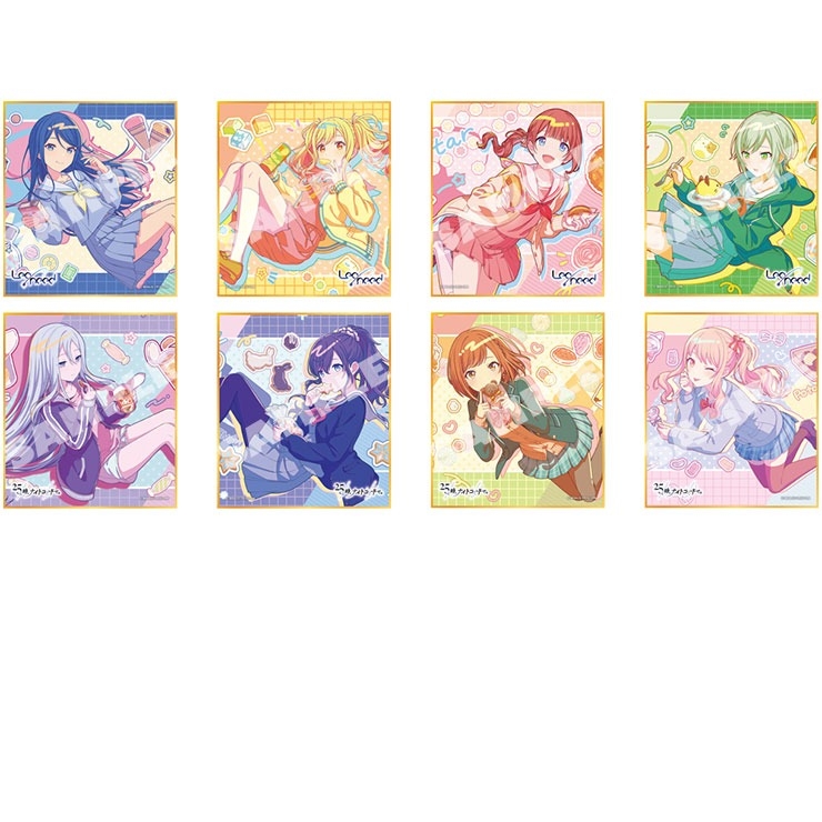 【グッズ-色紙】プロジェクトセカイ カラフルステージ! feat. 初音ミク Anniversary/Birthdayイラスト2023-2024 ミニ色紙コレクション B Leo/need&25時、ナイトコードで。(全8種)