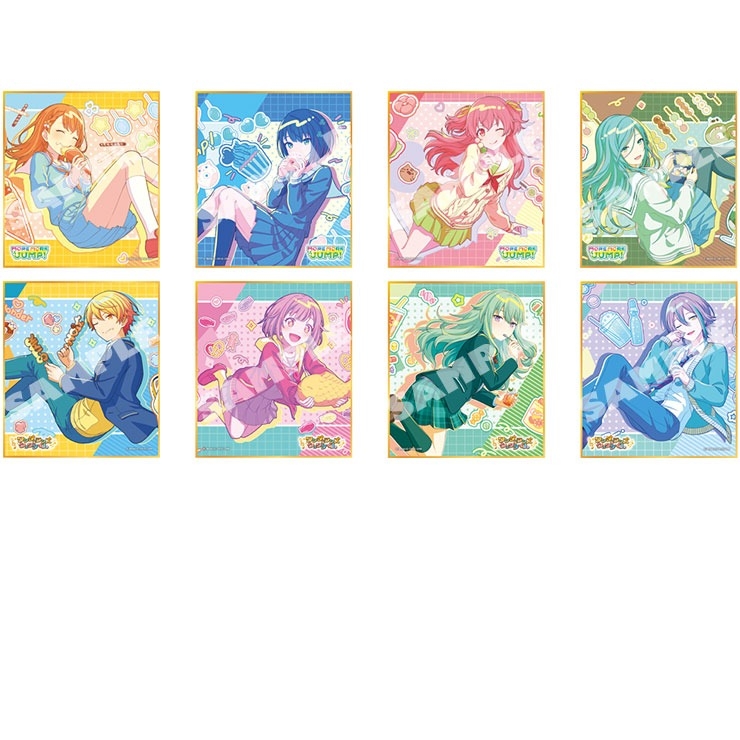 【グッズ-色紙】プロジェクトセカイ カラフルステージ! feat. 初音ミク Anniversary/Birthdayイラスト2023-2024 ミニ色紙コレクション C MORE MORE JUMP!&ワンダーランズ×ショウタイム(全8種)