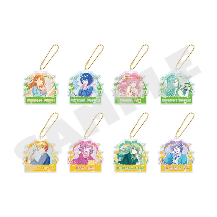 【グッズ-キーホルダー】プロジェクトセカイ カラフルステージ! feat. 初音ミク Anniversary/Birthdayイラスト2023-2024 アクリルキーホルダーコレクション C MORE MORE JUMP!&ワンダーランズ×ショウタイム(全8種)