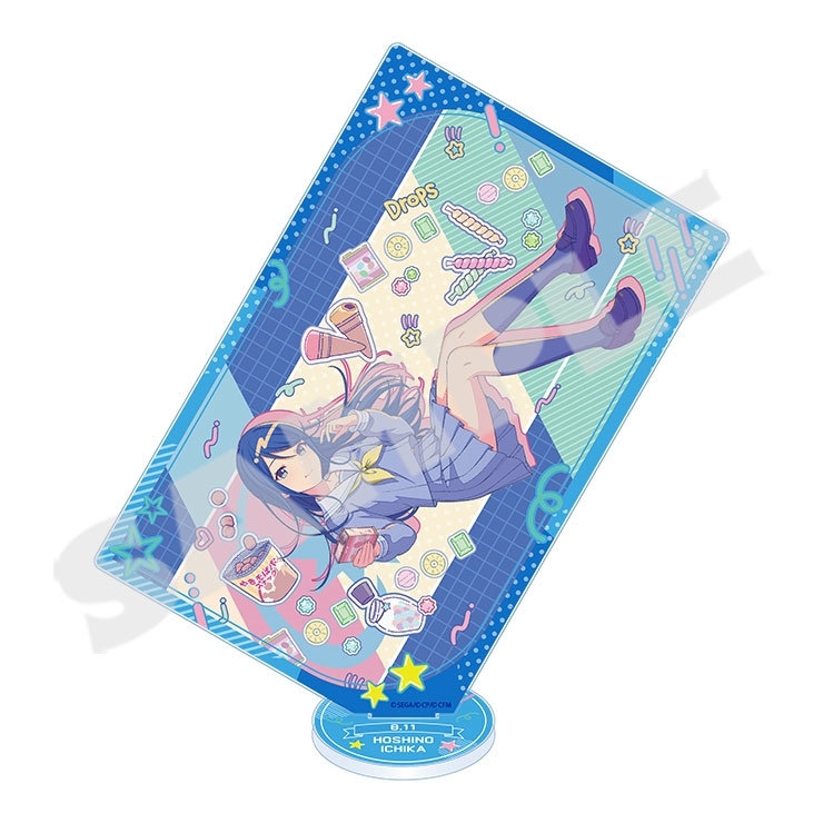 【グッズ-スタンドポップ】プロジェクトセカイ カラフルステージ！ feat. 初音ミク Anniversary/Birthdayイラスト2023-2024 カード型アクリルスタンド 星乃 一歌