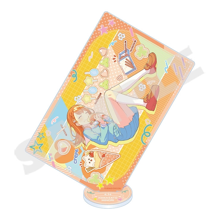【グッズ-スタンドポップ】プロジェクトセカイ カラフルステージ! feat. 初音ミク Anniversary/Birthdayイラスト2023-2024 カード型アクリルスタンド 花里 みのり