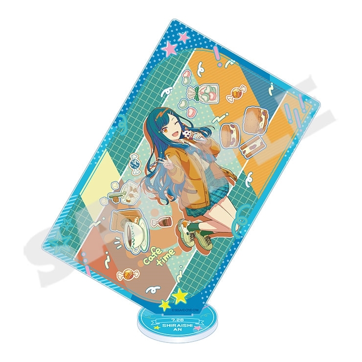 【グッズ-スタンドポップ】プロジェクトセカイ カラフルステージ！ feat. 初音ミク Anniversary/Birthdayイラスト2023-2024 カード型アクリルスタンド 白石 杏