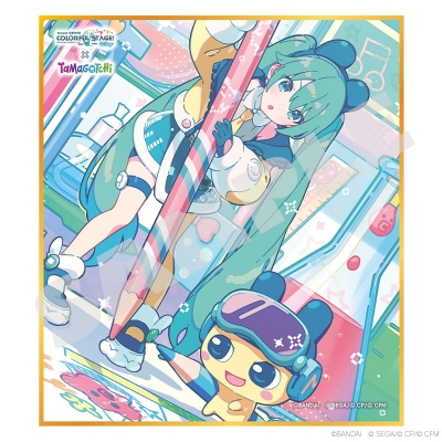 【グッズ-色紙】「プロジェクトセカイ カラフルステージ! feat. 初音ミク×たまごっち」 ミニ色紙コレクション(全14種)