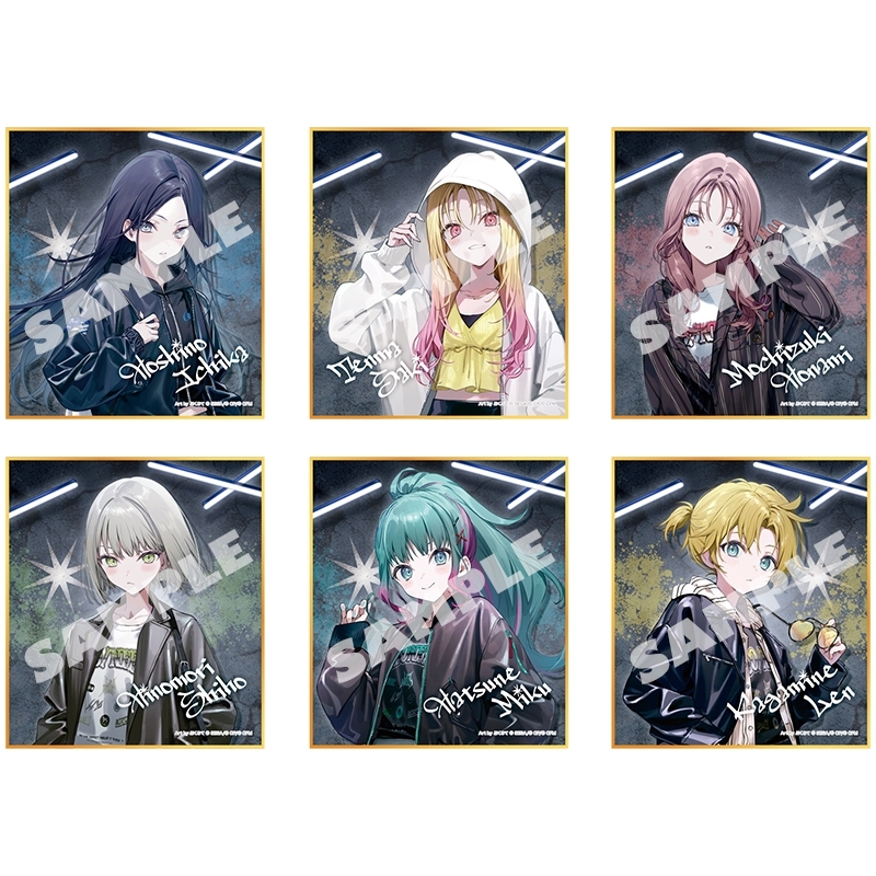 【グッズ-色紙】プロジェクトセカイ カラフルステージ！ feat. 初音ミク イラストレーターコラボ ミニ色紙コレクション Leo/need（全6種）