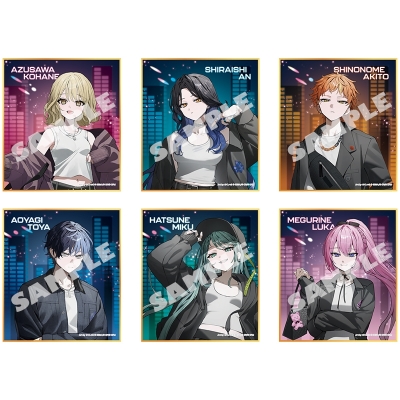 【グッズ-色紙】プロジェクトセカイ カラフルステージ! feat. 初音ミク イラストレーターコラボ ミニ色紙コレクション Vivid BAD SQUAD(全6種)